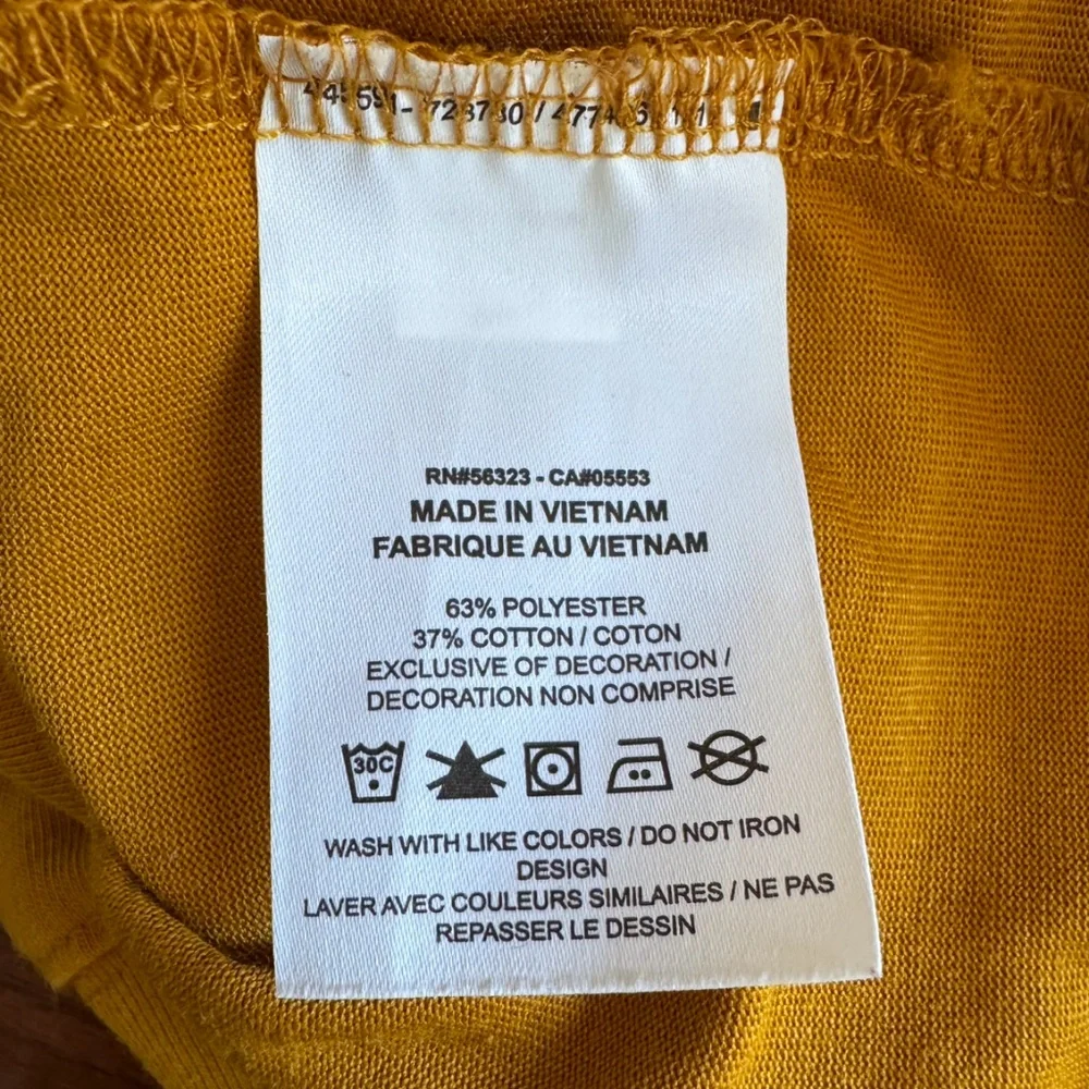 Nike ACG "Insect" Long Sleeve Yellow Loose Fit T-shirt Men's Size XS - Picture 10 of 12